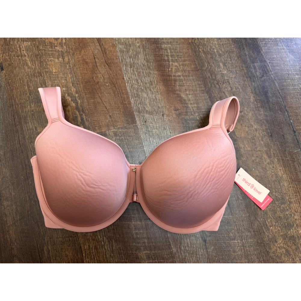 ThirdLove Bra 40G Rose Pink Full Coverage Underwire Memory Foam NWT